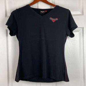 Victory Performance motorcycle v-neck t-shirt Womens L